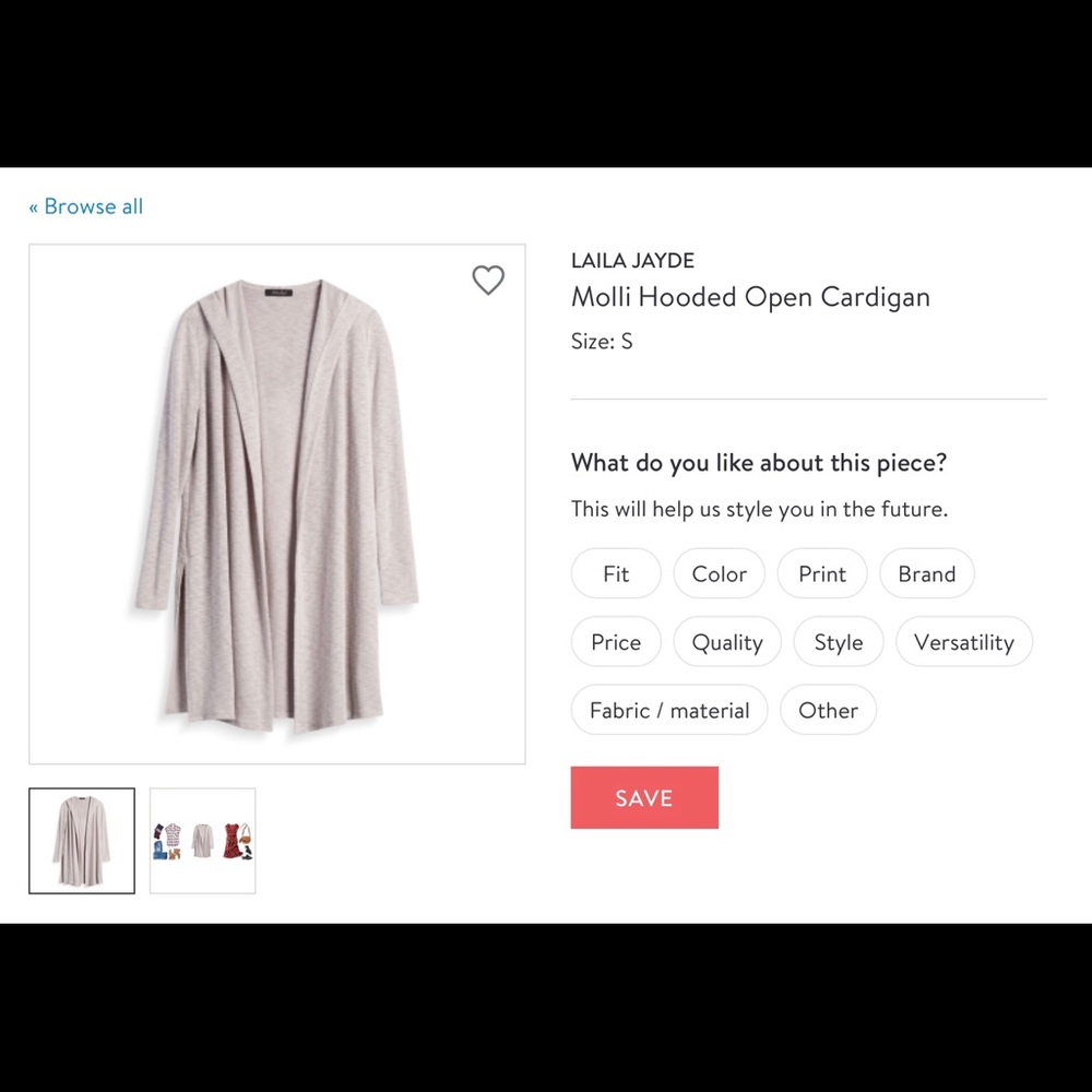EUC Long lightweight hooded cardigan
